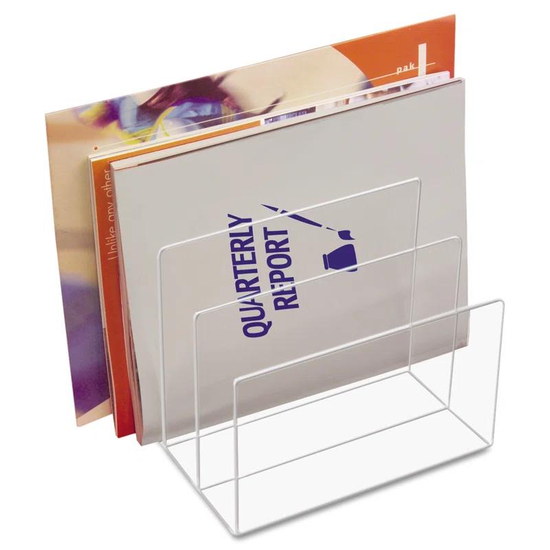 Kantek Kantek Clear Acrylic Mini Sorter Plastic File Organizer