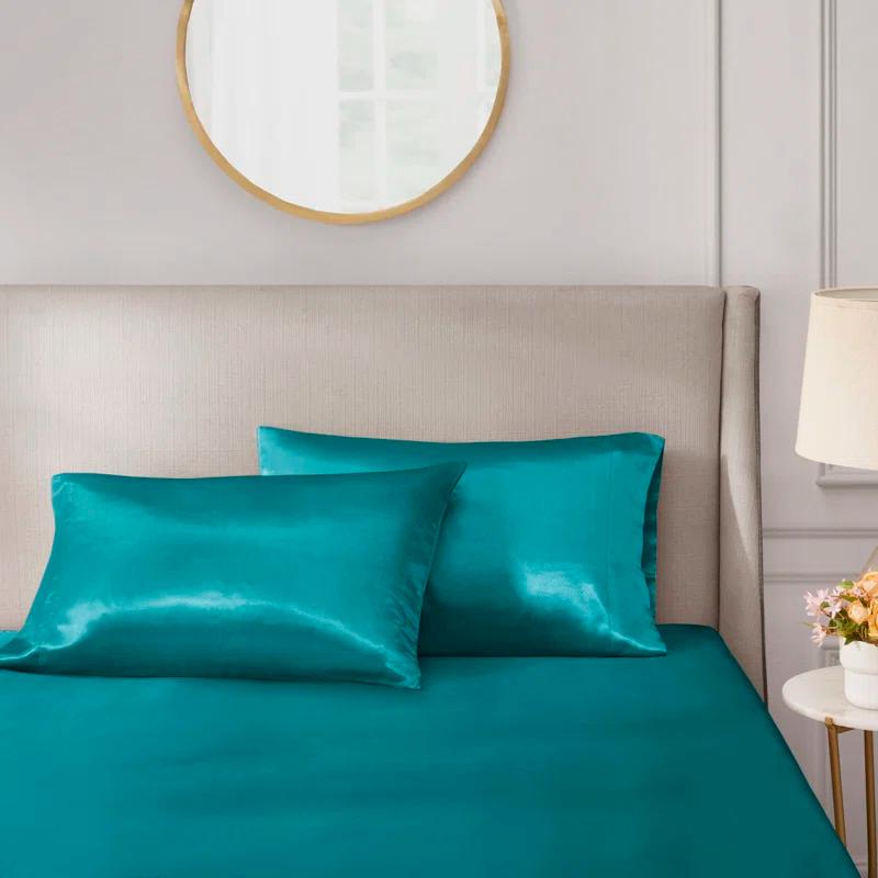 Madison Park Essentials Satin Luxury 2PC Pillowcases (Set of 2)