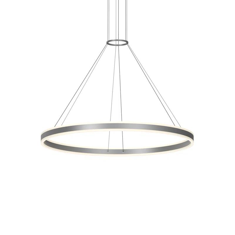 Double Corona 2 - Light Dimmable LED Wagon Wheel Chandelier