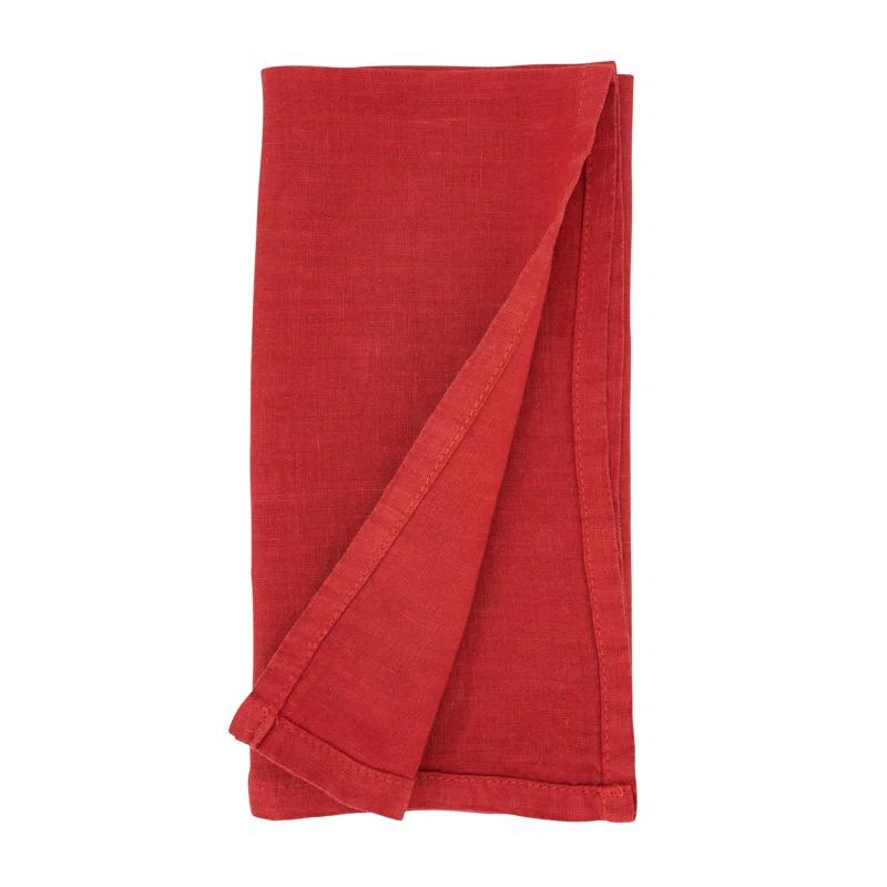 Caliban Crisp And Classic Linen Table Napkin (Set Of 4) 20S (Set of 4)