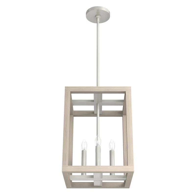 Hunter Fan Squire Manor 4 - Light Lantern Rectangle Chandelier