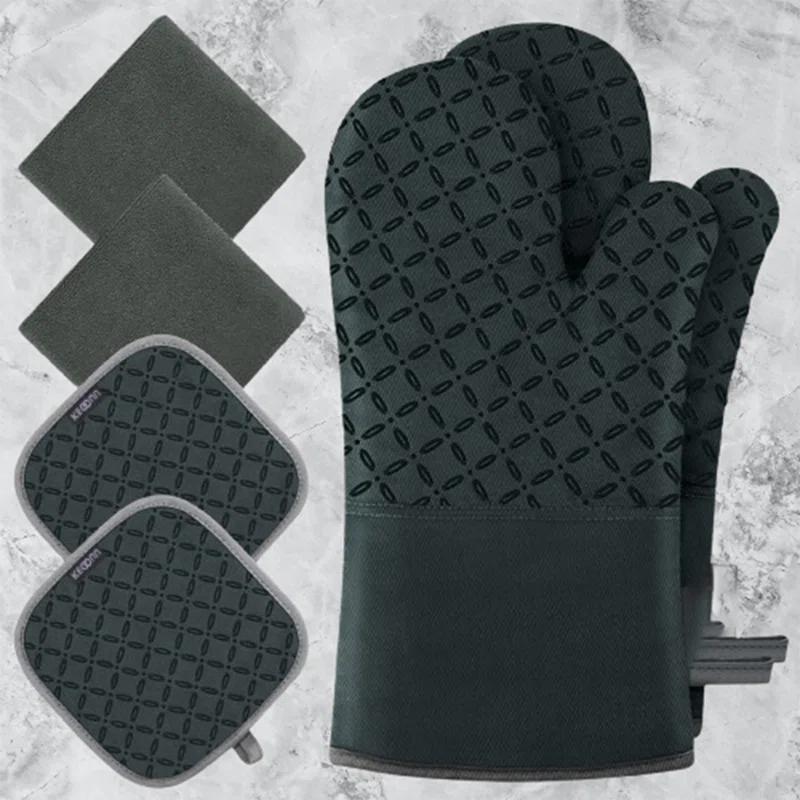 PRIMICOL Kitchen Oven Mitts and Pot Holders(6-piece set)