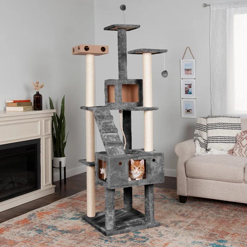 FurHaven Tiger Tough 69.3'' H Cat Tree