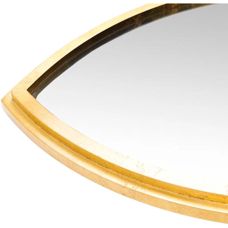 Mercer41 Adileni Wood Flat Wall Mirror