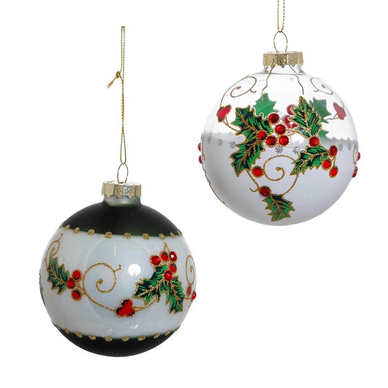 Kurt Adler Glass Ball Ornament