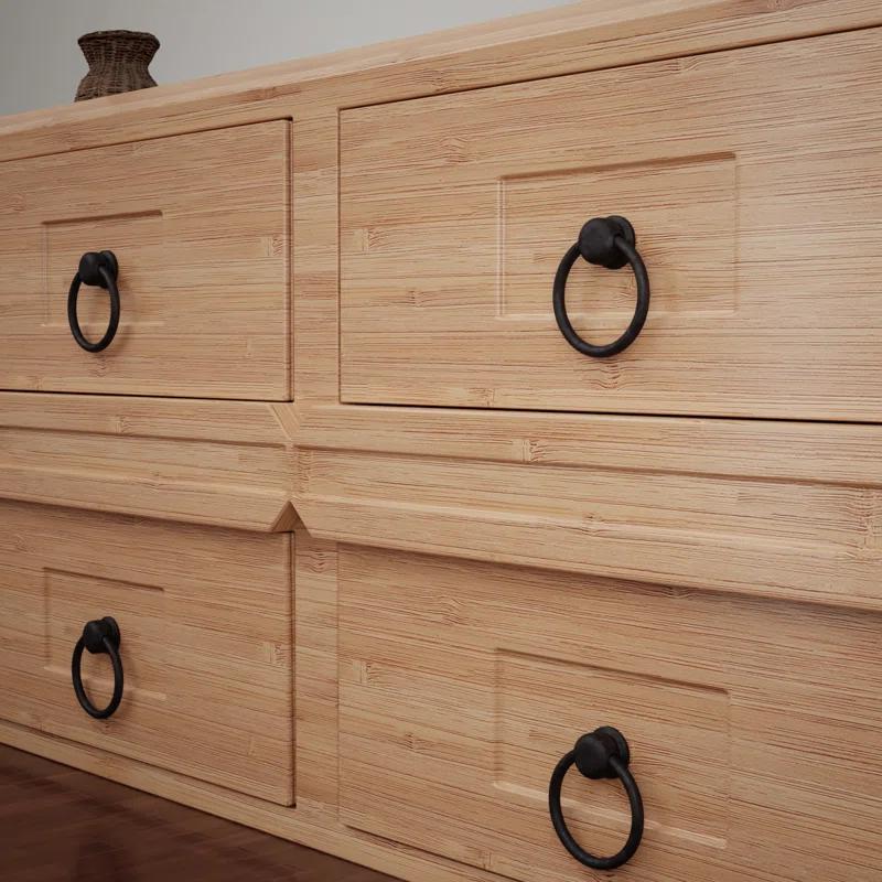 The Renovators Supply Inc. Wrought Iron Ring Pull Multipack (Set of 4)