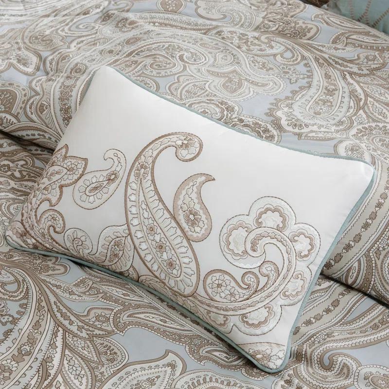 Madison Park Pure Ronan Cotton Paisley Comforter Set