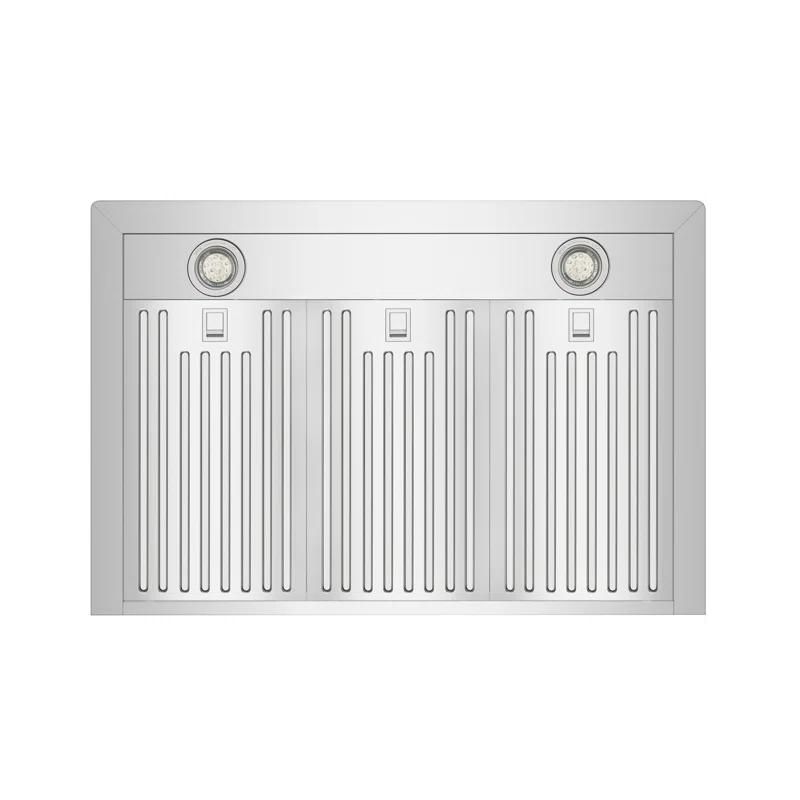 Empava Empava 36" Metal 380 CFM Convertible Wall Range Hood with Baffle Filter