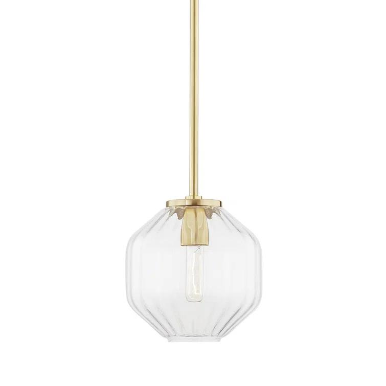 Belle Pendant Light - Antique Brass
