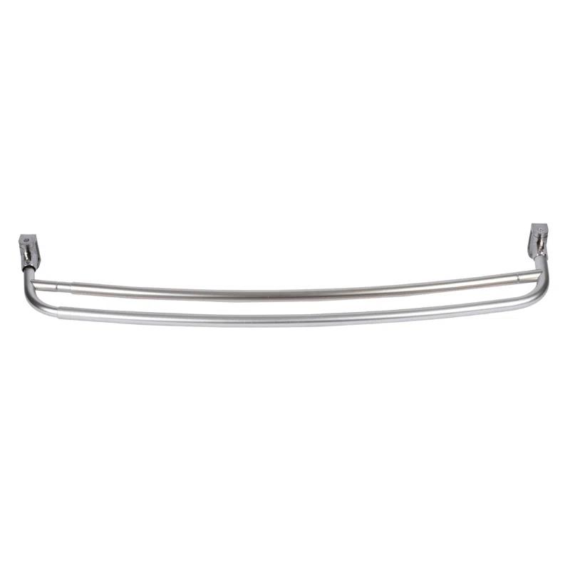 VOMGEB1 Double Curved Shower Rod, Durable Metal Construction