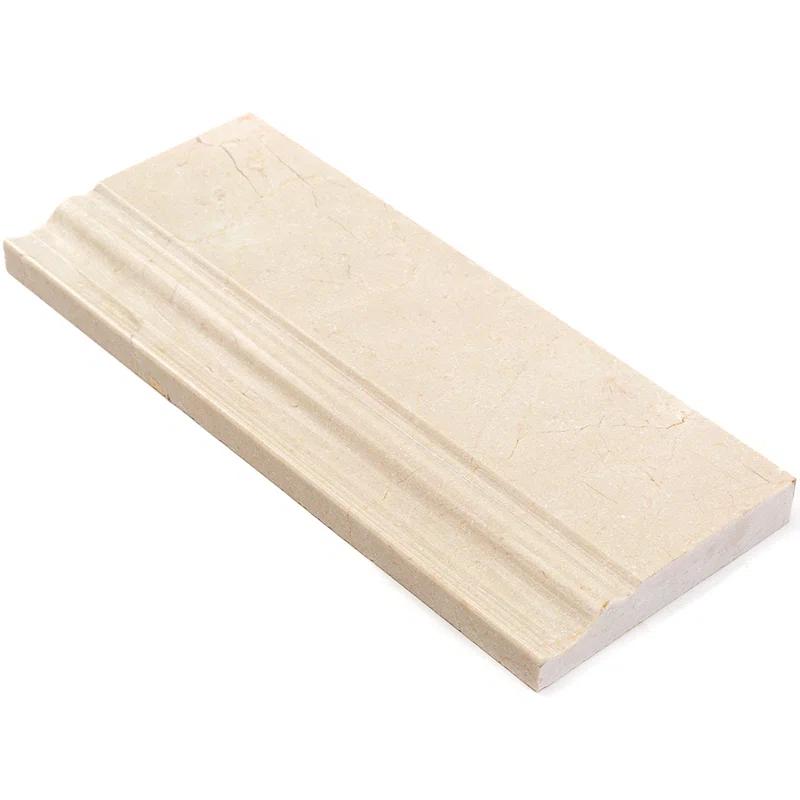 Bond Tile 12'' L x 4.75'' W Marble Tile Trim