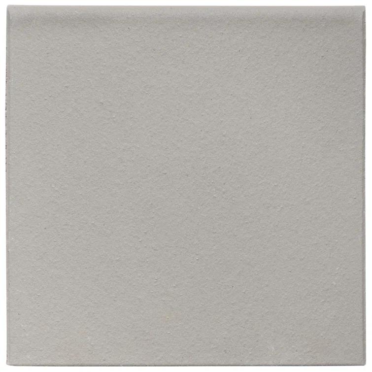 Merola Tile Quarry 6" x 6" Ceramic Bullnose Tile Trim in Gray