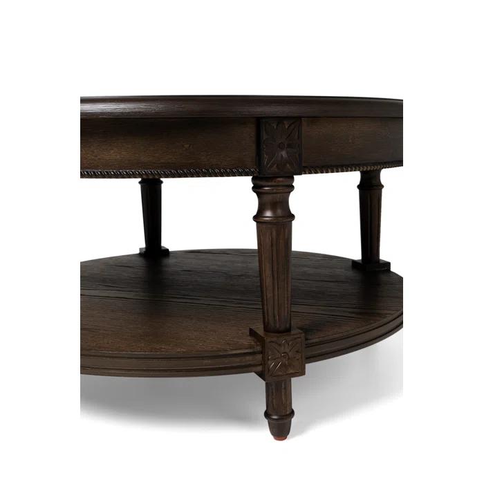 Maven Lane Pullman Round Wooden Coffee Table & Reviews | Wayfair