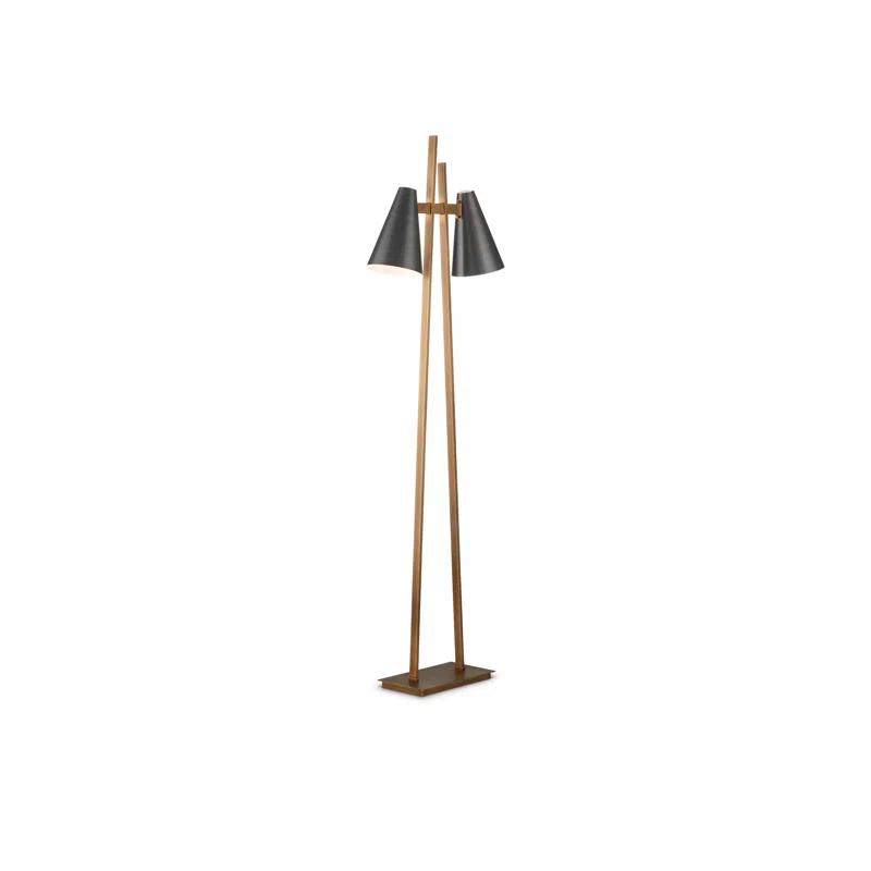 Currey & Company Duet Floor Lamp