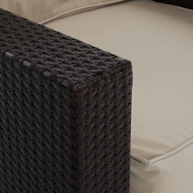 Serta Laguna Outdoor Patio Furniture Collection Arm Chair, Brown Wicker