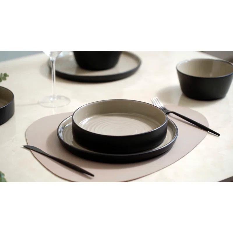 Stone Lain Elica 12-Piece Dinnerware Set Stoneware (Set of 12)