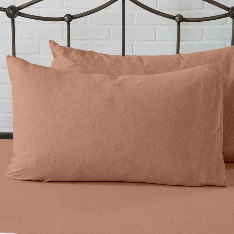 Cotton Blend Jersey Knit Super Soft Sheet Set