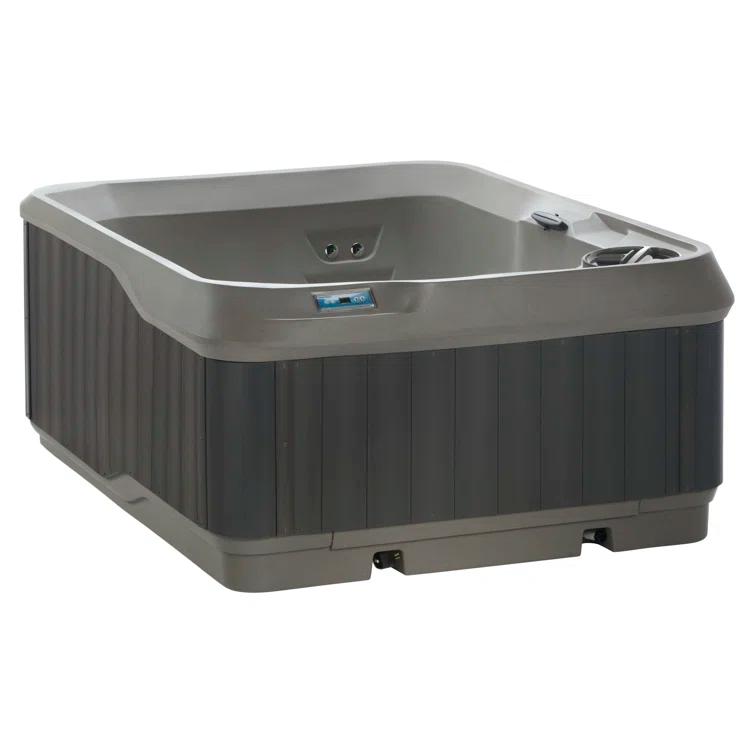 HYDROLUXE SPAS Ibiza Hot Tub 4-Person Lounger, 24 SS Jet, 110V/220V, Stainless Heater, Ozone, Waterfall and Upgraded Lighting