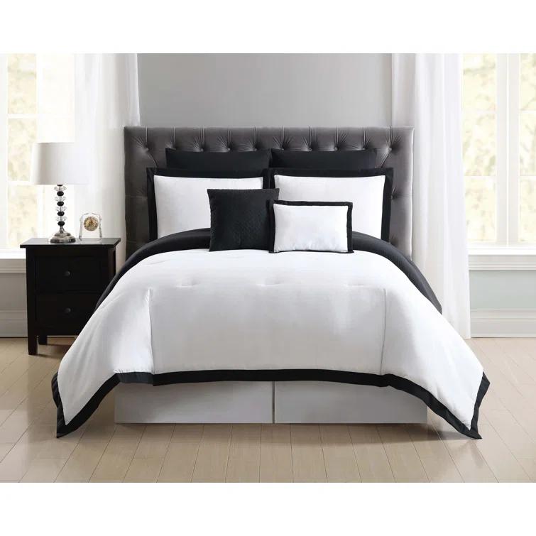 Truly Soft Everyday Microfiber Modern & Contemporary 7 Piece Comforter Set & Reviews | Wayfair