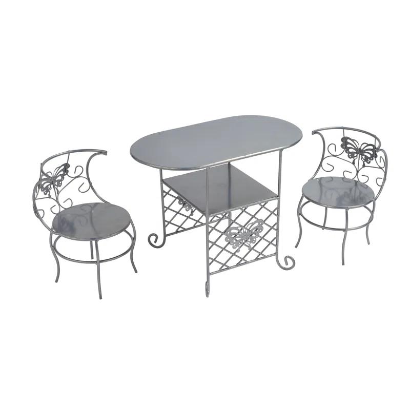 Badger Basket Tea Time Doll Table and Chair Set with Accessories