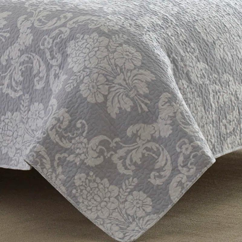 Laura Ashley Celina Patchwork Laura Ashley Reversible Cotton Quilt Set