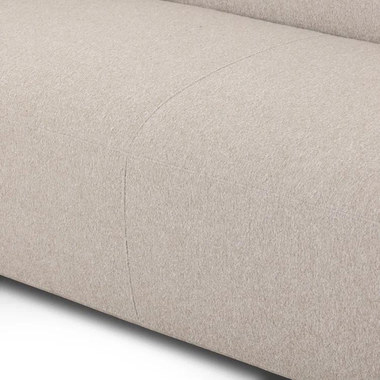 Crete Pebble Fabric Pillow-top Arm Sofa
