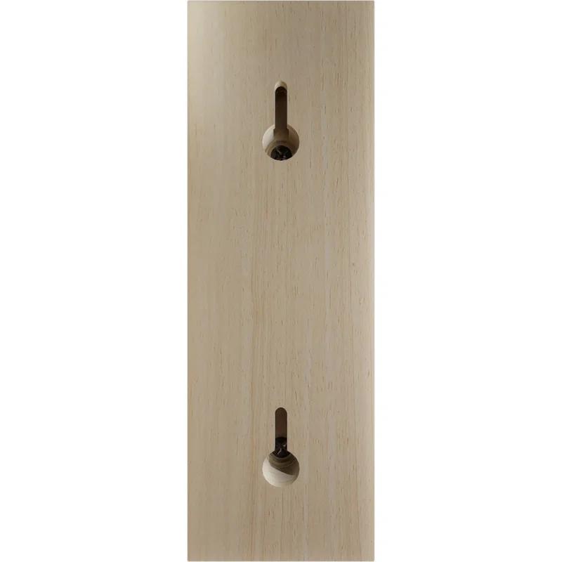 Ekena Millwork Traditional H 2.5'' W D Wood Bracket / Corbel