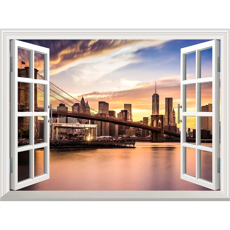 IDEA4WALL Peel & Stick Clear Border