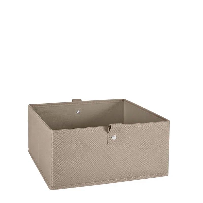 RiverRidge Home RiverRidge Kids 2pc 5" Fabric Collapsible Storage Cube Organizers for Playroom Organization (Set of 2)