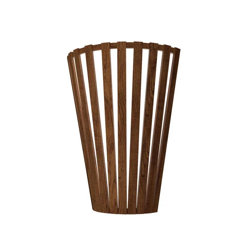 Living Hinges Manufactured Wood Flush Mounted Sconce