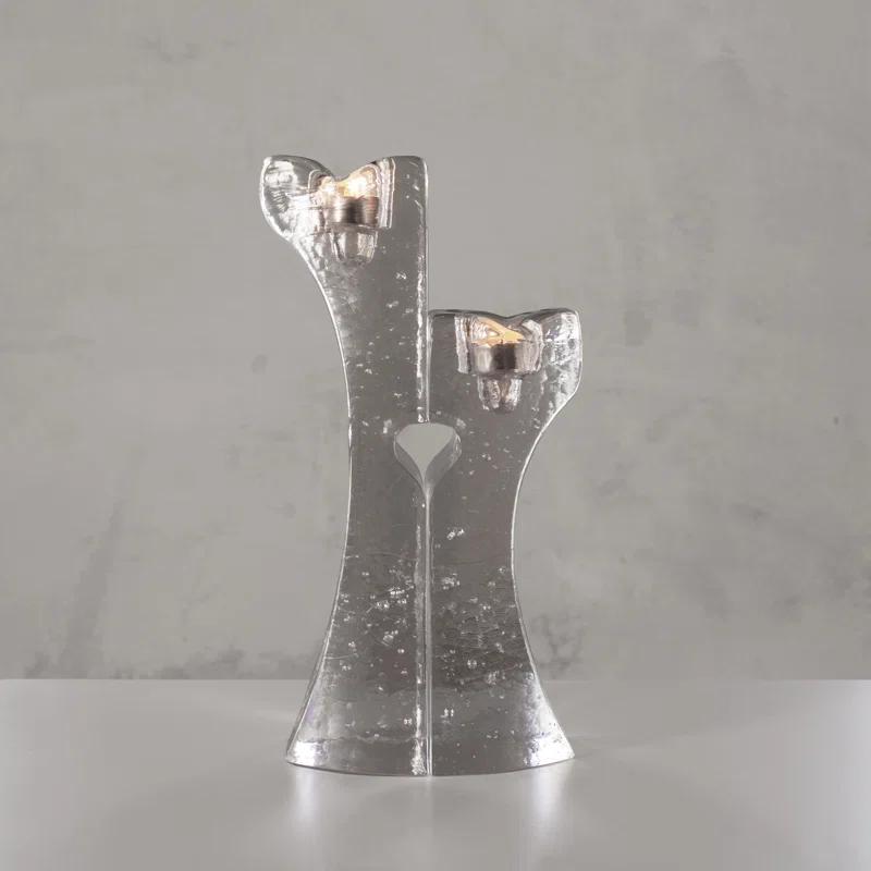 Kosta Boda Connect 8.625'' H Glass Tabletop Candlestick