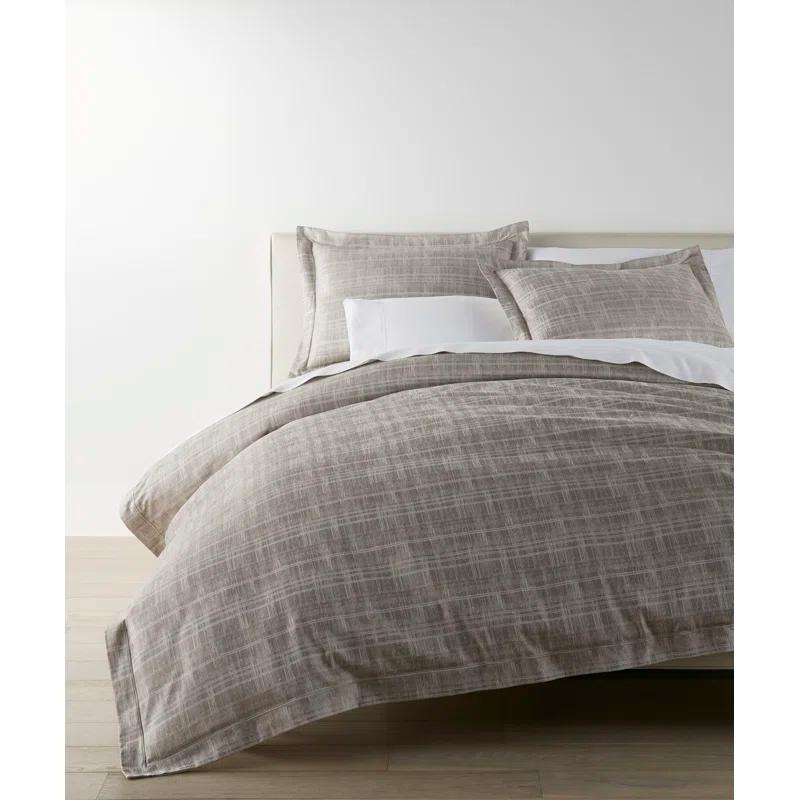 King Linen Jacquard Cotton Patterned Duvet Cover