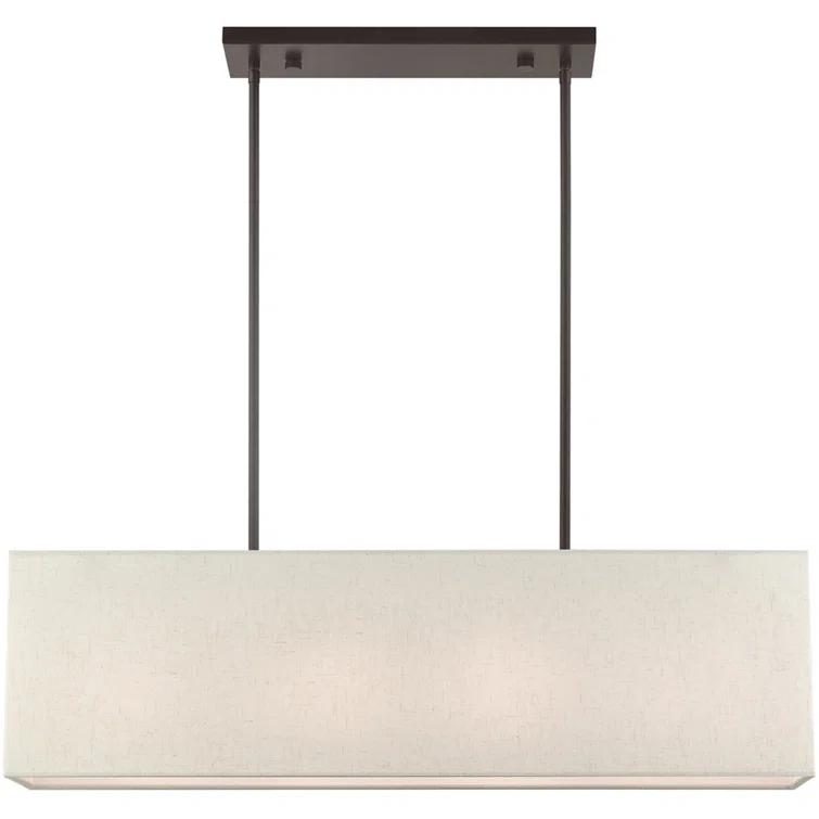 Lighting Lumens 4 - Light Square / Rectangle Chandelier