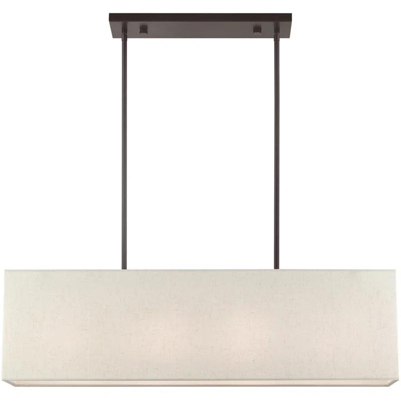 Lighting Lumens 4 - Light Square / Rectangle Chandelier