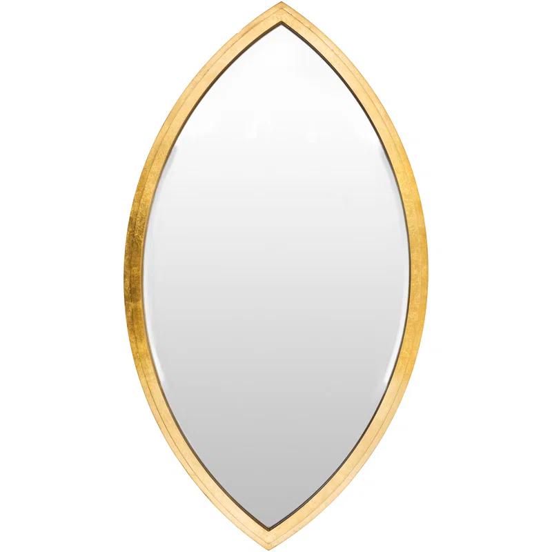 Mercer41 Adileni Wood Flat Wall Mirror