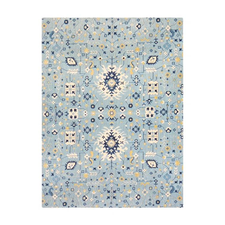 Anji Mountain Tabriz Carpet Straight Rectangular Chair Mat