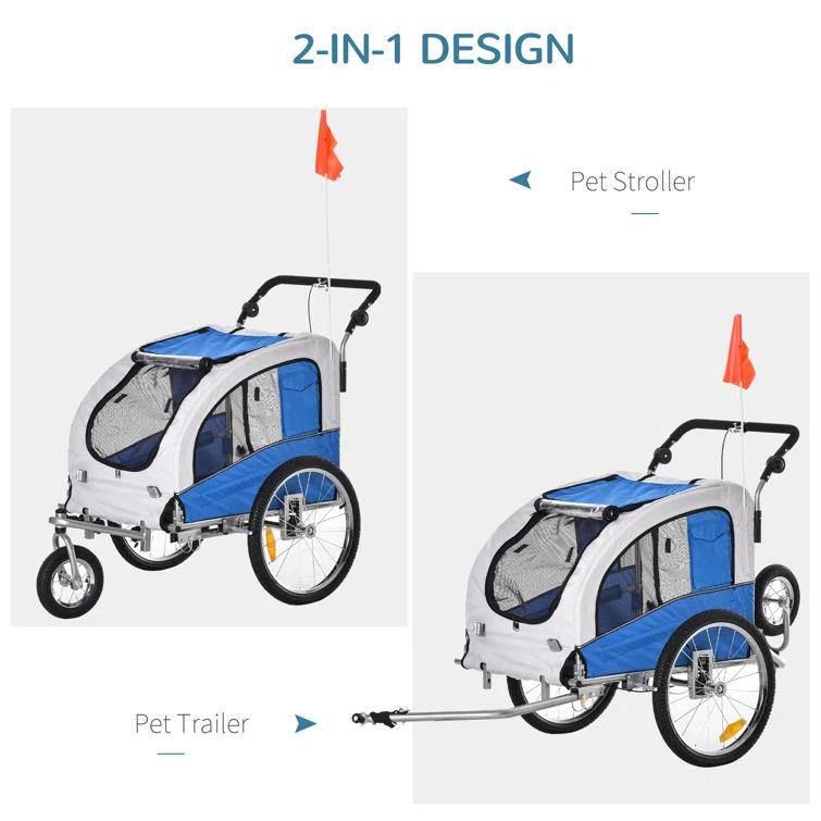 Aosom Foldable Pet Jogger Stroller