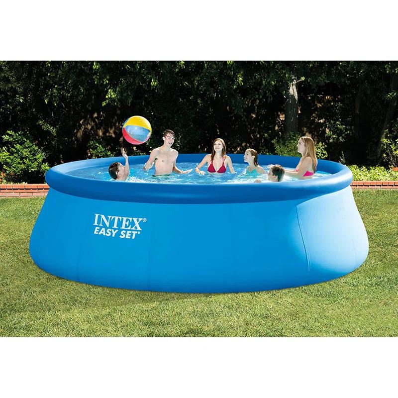 Intex Intex Easy Set Inflatable Kid Swimming Pool with Filter Pump