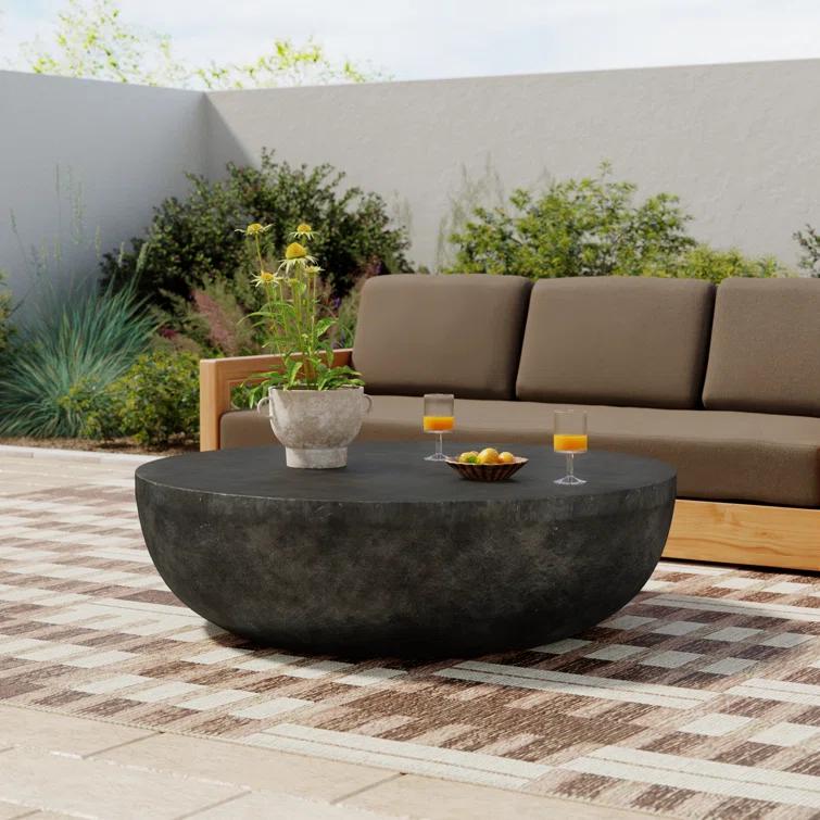 Eponine 48'' Metal Outdoor Coffee Table