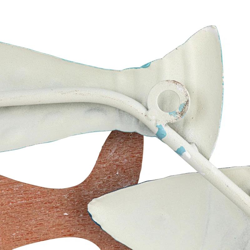 Highland Dunes Coastal Animals Wall Decor on Metal