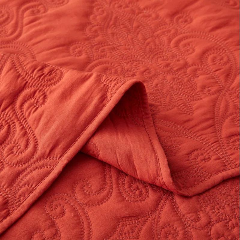Peace Nest Stroman Quilted Microfiber Coverlet Set