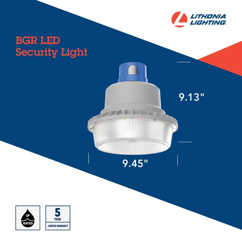 1 - Head LED Hardwired Dusk to Dawn Outdoor Security Area Light
