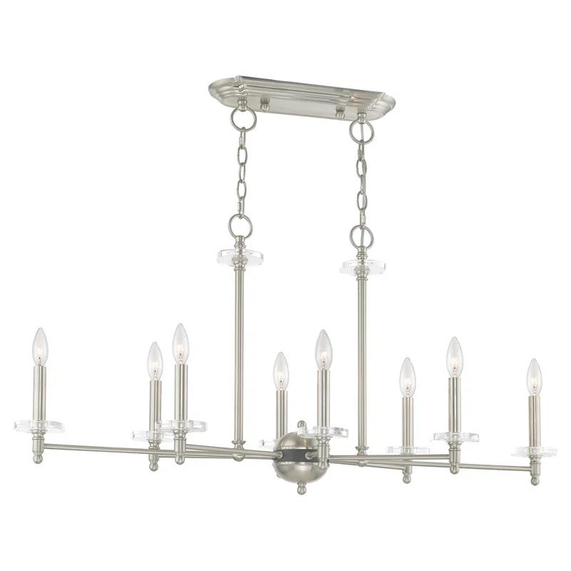 Willa Arlo™ Interiors Christofer 8 - Light Dimmable Transitional Linear Chandelier
