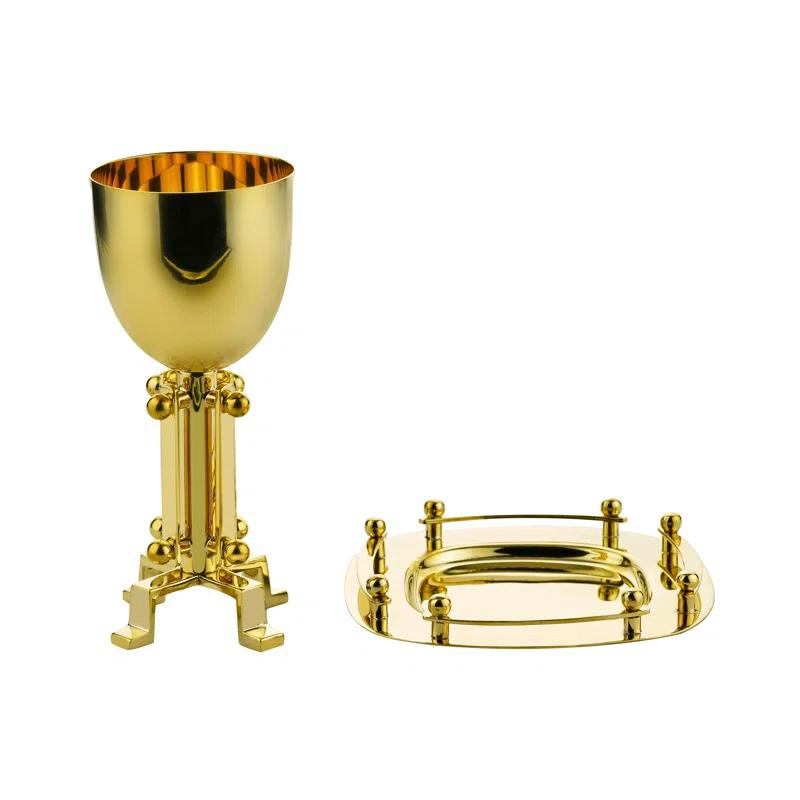 Ricci Argentieri Suspension Stainless Steel Kiddush Cups