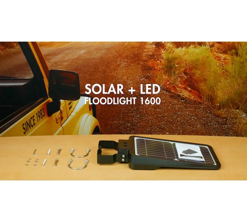 Wagan Outdoor LED Motion Sensor Flood Light with Solar Panels