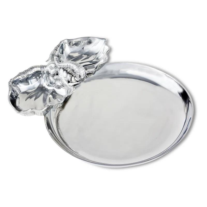 Arthur Court Designs Arthur Court Designs Elephant Aluminum Chips And Dip Platter