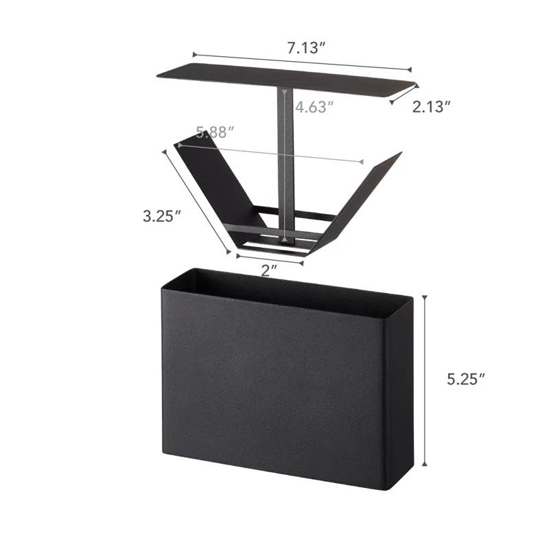 Yamazaki Home Yamazaki Home 02 Coffee Filter Case - Kitchen Storage Holder Container, Steel, Lid