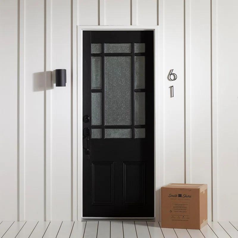 George Oliver South Shore Mid-Century Modern Eiffel Office Chair With Wooden Legs, Clear/White