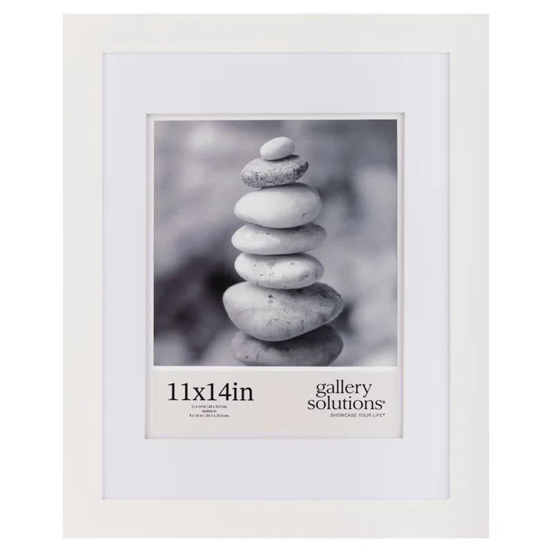 Gallery Solutions Gallery Solutions Wall Mount Double Airfloat Mat Picture Frame