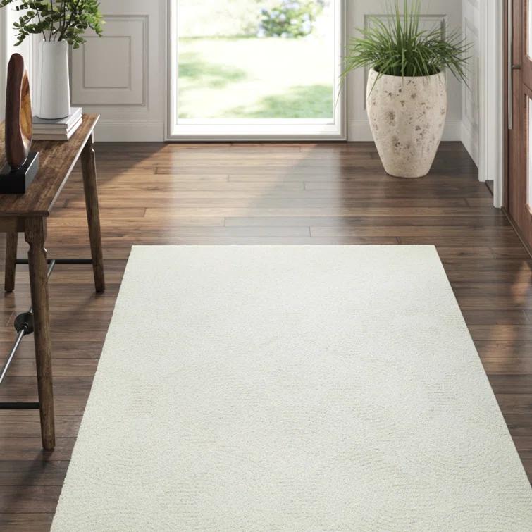 Global Views Arches Rug-Ivory/Ivory